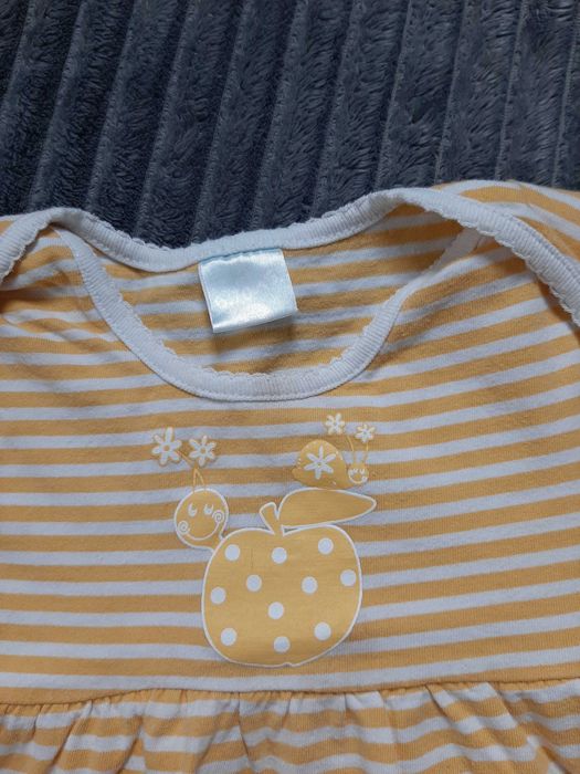 Sukienka i kombinezon letni dla dziewczynki 86