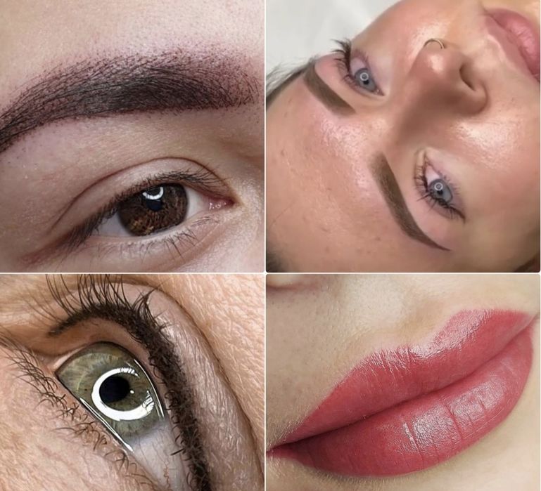 Перманентный татуаж Пудровые брови,Обучение