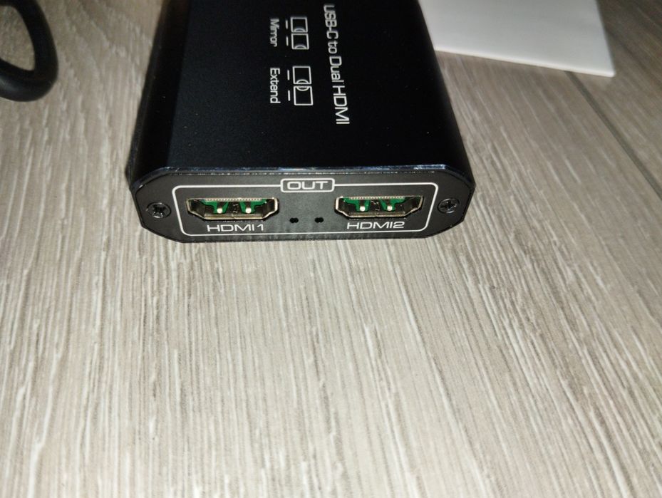 Adapter USB-C dual hdmi