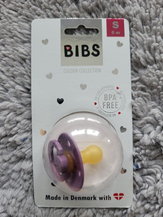 Bibs smoczek uspokajający kauczukowy 0m +
