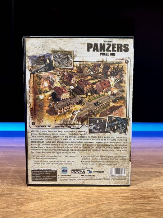 Codename: Panzers - Phase One (PC PL 2004) DVD BOX polskie wydanie