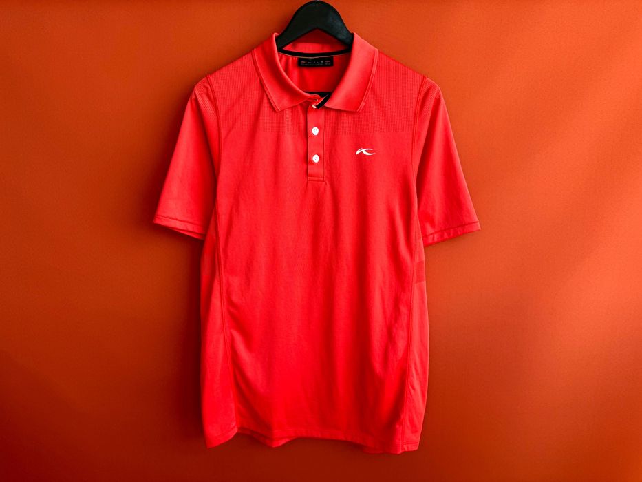 Kjus Оригінал чоловіча спортивна футболка з комірцем поло розмір M