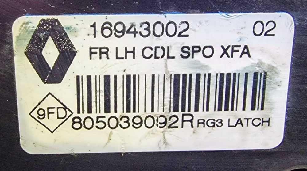 Fechadura / Fecho Porta Frente Direito 805039092R - RENAULT SCÉNIC IV