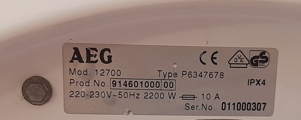 Стиральная машинка AEG, Германия