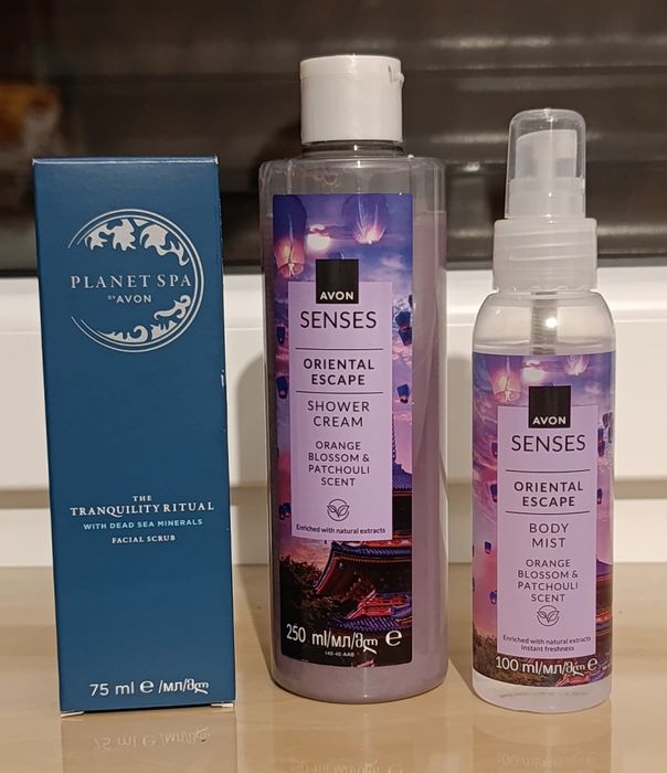 Peeling Planet Spa + żel i mgiełka do ciała