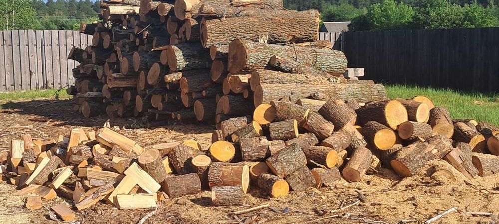 Дрова дуб ольха різані рубані