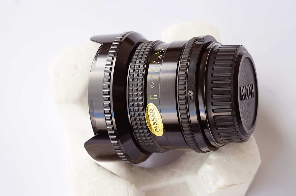 Ricoh XR Rikenon 18 /2.8 bagnet PK piękny do NEX FX MFT