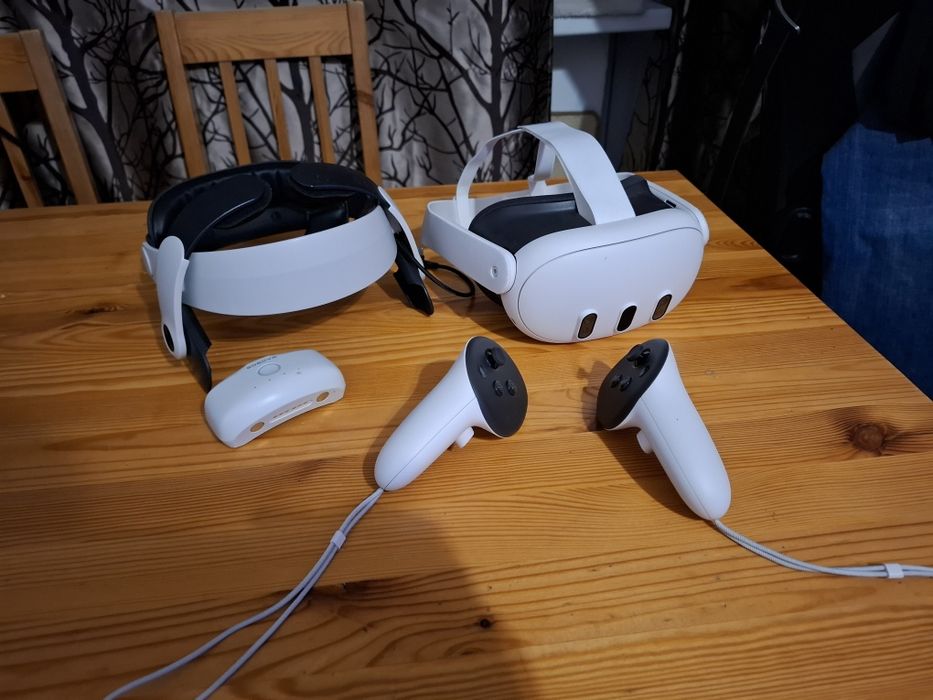 Meta Quest 3 vr 512 GB z headstrap bobo vr na gwarancji