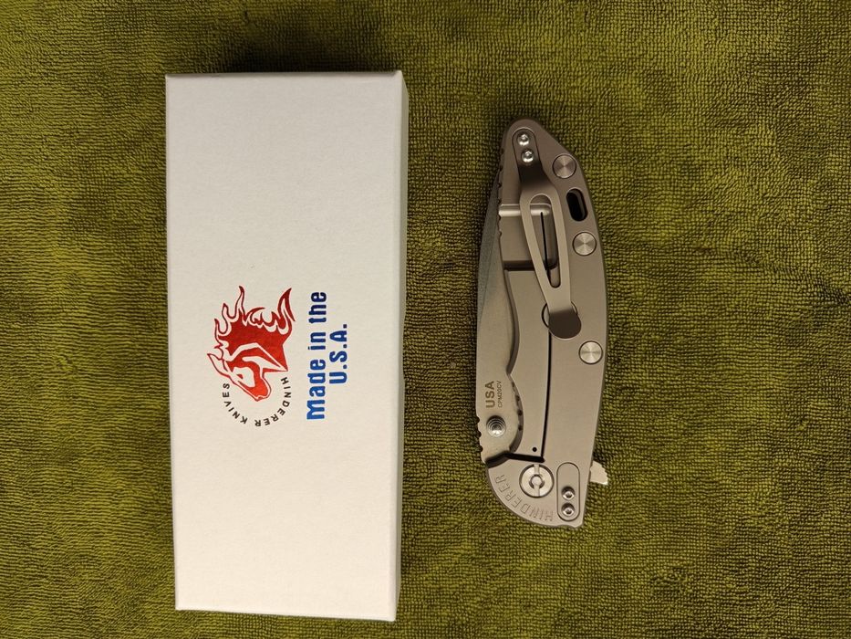 Брелок компактний EDC Hinderer XM-18 titanium