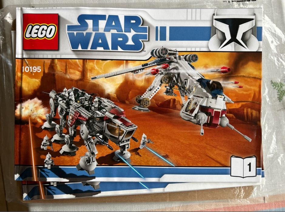 Lego star wars 10195 z pudełkiem i instrukcją!