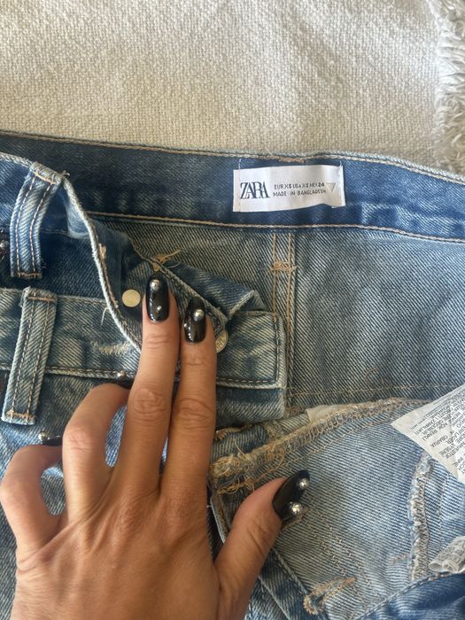 Міні спідниця джинсова zara
