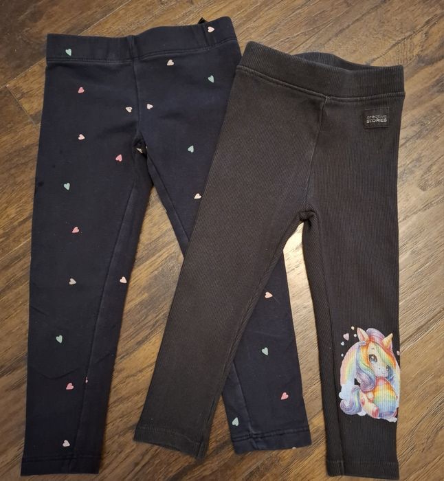Getry leginsy Zara H&M dla dziewczynki  rozmiar 86 i 92