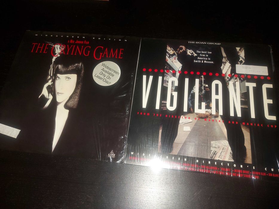 2 filmes em laserdisc