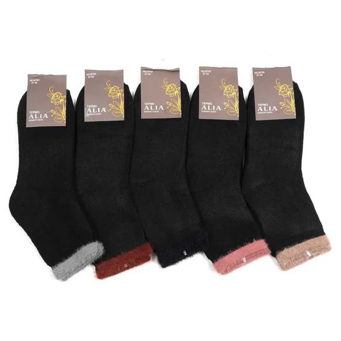 Набор махровых женских термоносков, Теплые махровые носки