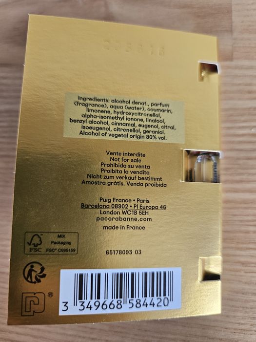 Paco Rabanne, 1MILLION, męski