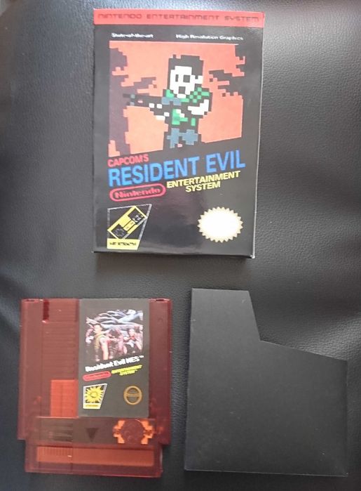 Resident Evil (NES) на английском языке в коробке с картхолдером