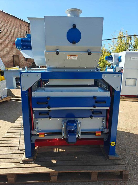 Separator sitowy BISS 25 t/h z komorą aspiracyjną, Czyszczalnia zboża