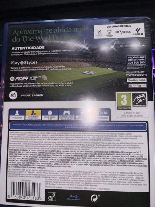EA FC 24 para PS4 (pode atualizar para a 5)