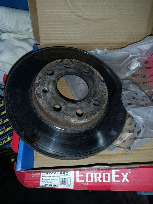 Тормозные передние диски на ланос, сенс, нексия.