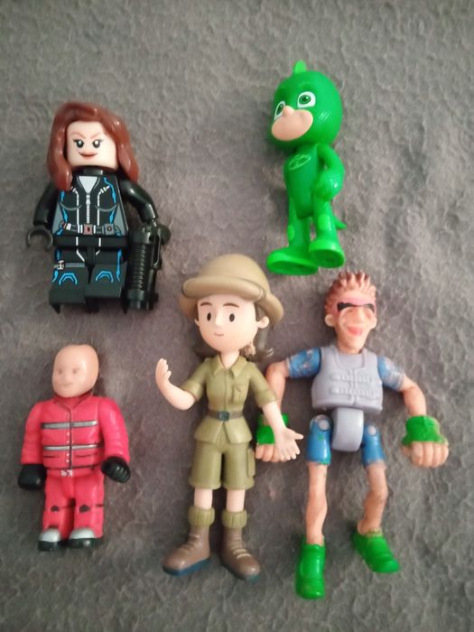 Várias Figuras de Ação Articuladas+Carrinho Nintendo
