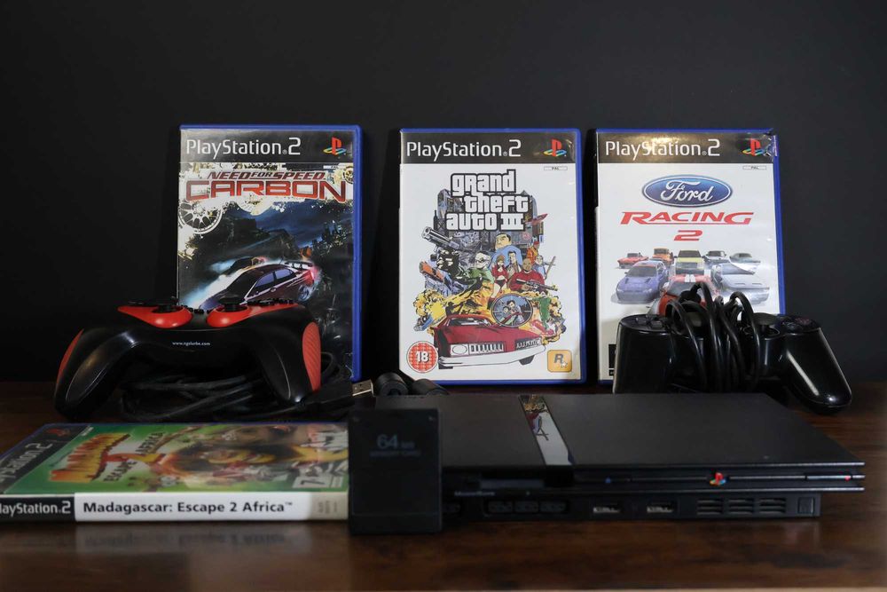 PS2 Slim + Jogos | Preços na Descrição | Ler Descrição↓