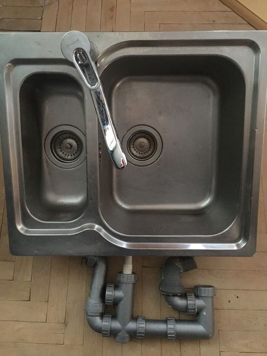 Нержавііка Набір Мийка на кухню  змішувач ArmaturA