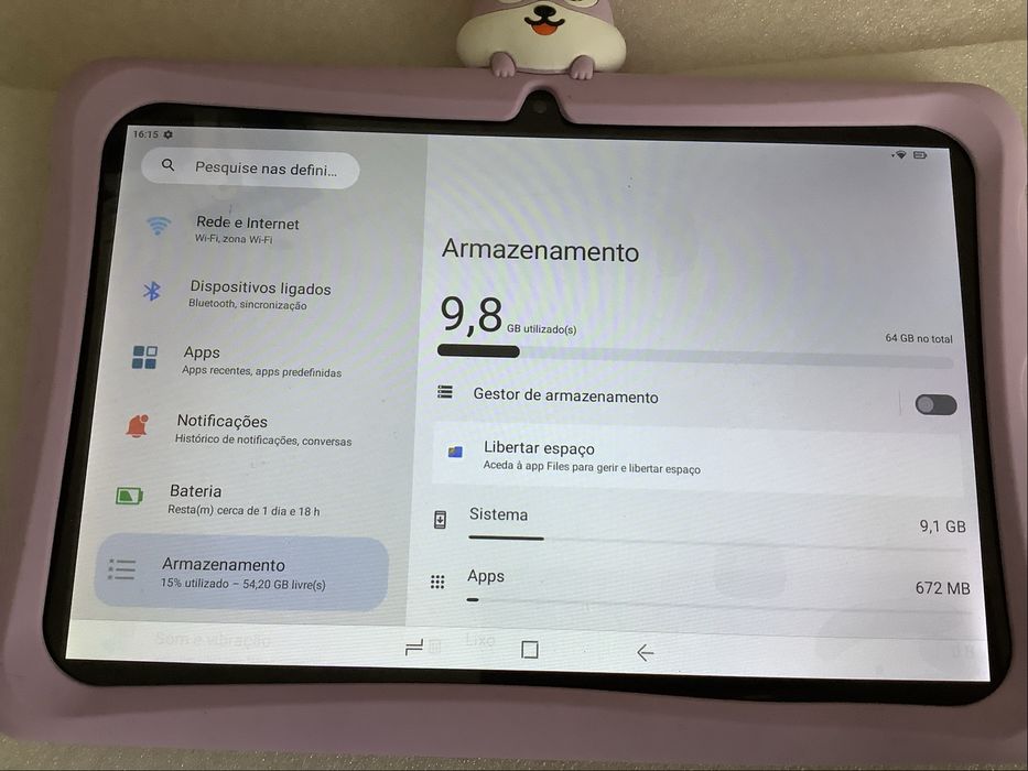 Tablet de 10.1 polegadas para crianca