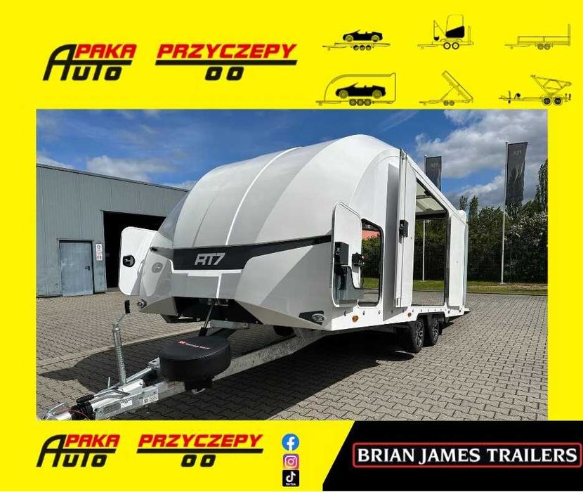 Przyczepa zamknięta 5,5x2,3 Brian James Trailers Race Transporter 7