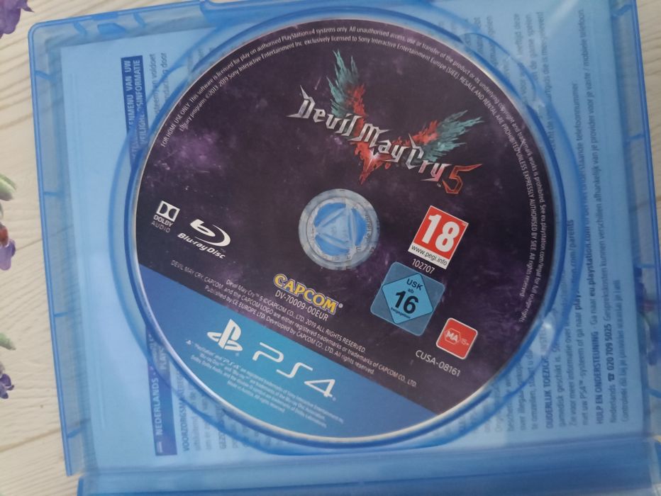 Диск ПС 4 Devil May Cry 5