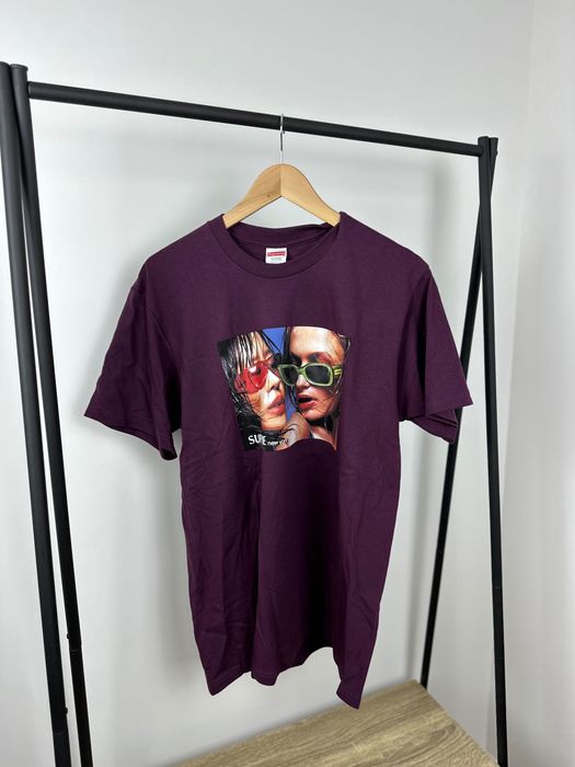 T-shirt Supreme Eyewear eggplant