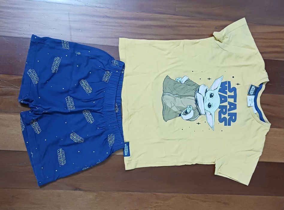 Conjunto de 2 pijamas para criança - 5/6 anos