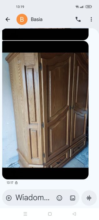 Stara szafa drewniana