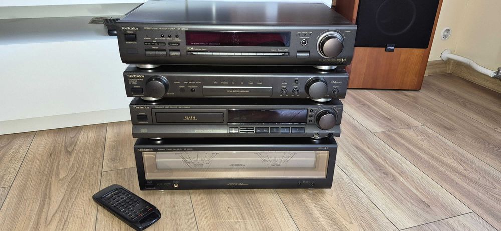 Wieża Technics Przedwzmacniacz SU-C800U + Końcówka mocy SE-A900S +Tuner+ CD Pilot