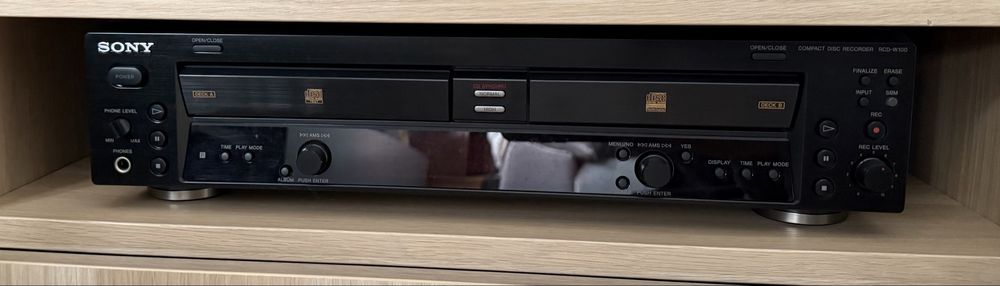 Gravador leitor Cds duplo sony