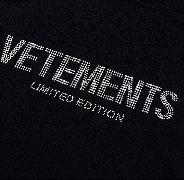 Vetements черный hoodie