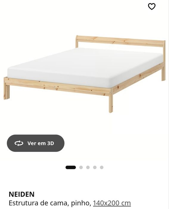Cama com estrado