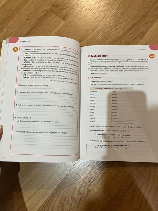 Livro de preparação para exame português 9 ano