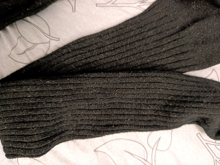 Rajstopy 134  czarne połyskujące