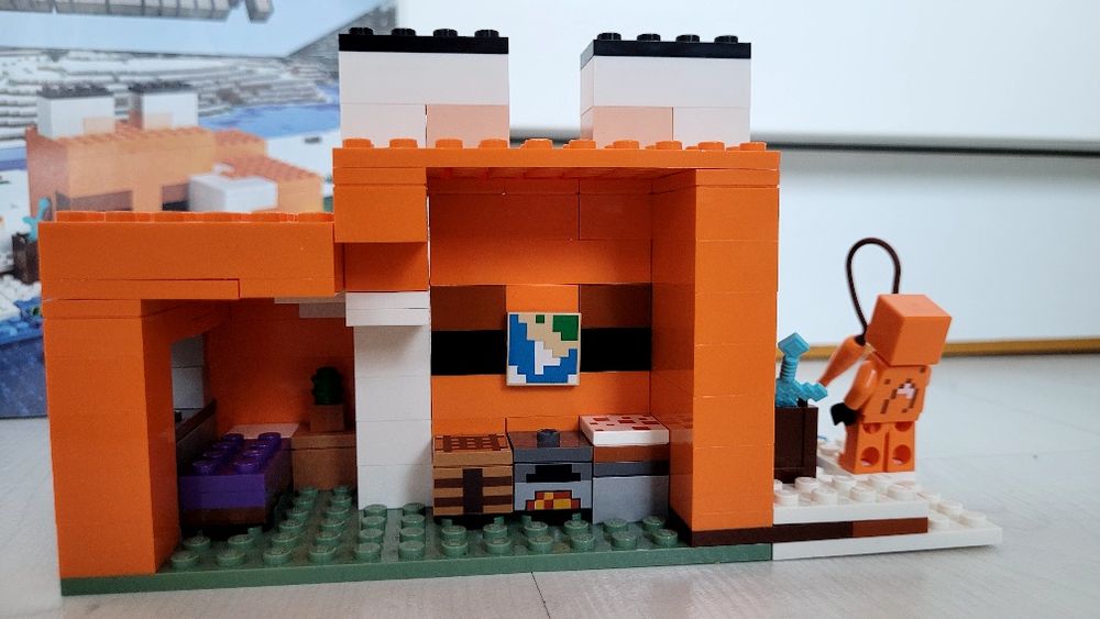 LEGO minecraft siedzisko lisów 21178