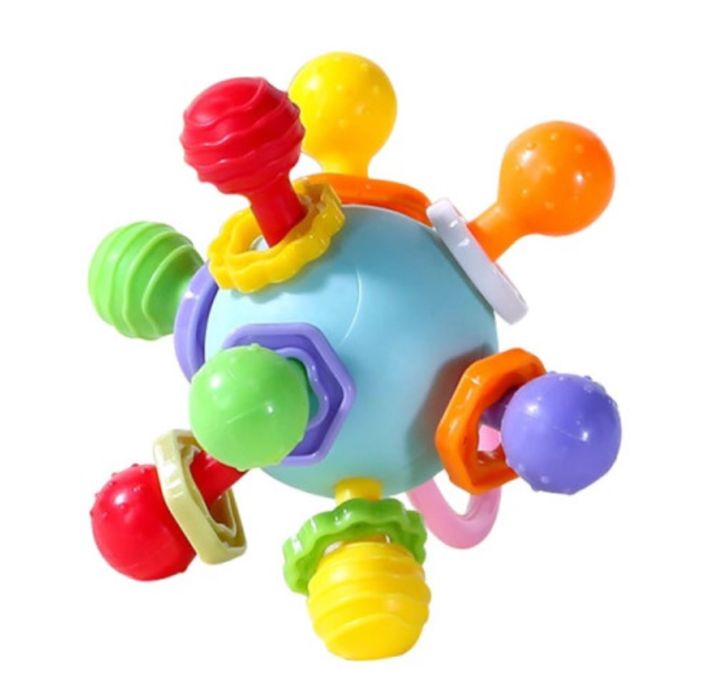 підвіска гусениця, іграшка на коляску, сенсорна іграшка, молекула,