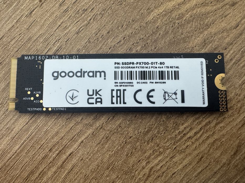 Dysk NVME Goodram PX700 1TB