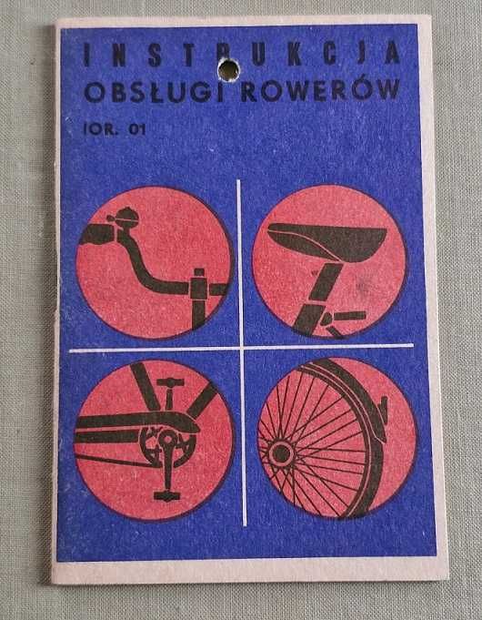 Instrukcja obsługi rowerów / Predom Romet 1954 / BDB