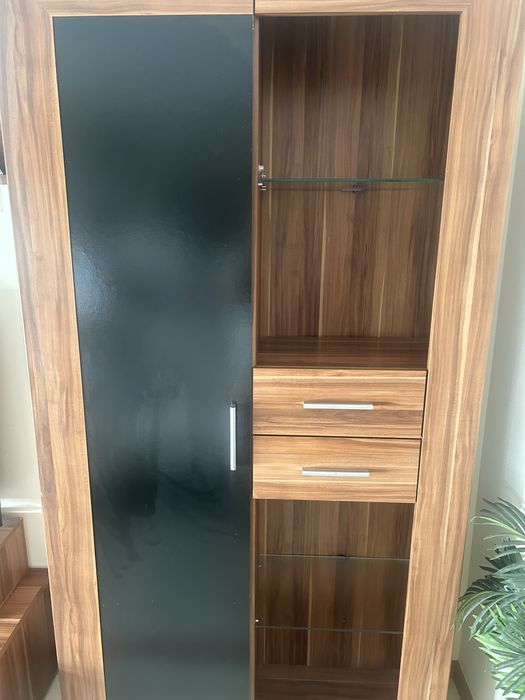 Moveis da sala completo castanho e preto