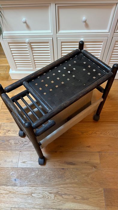 Gazetnik Stolik Vintage Mid Century Bauhaus