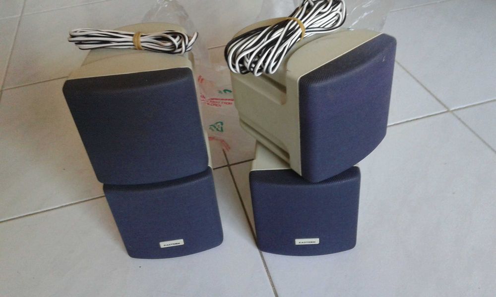 Colunas de som Para PC, vintage: Eastern, Cambridge, Trust e Creative