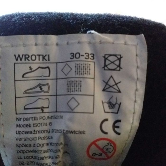Wrotki dziecięce 30-33
