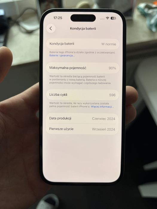 iPhone 15 128GB 90% Bateria