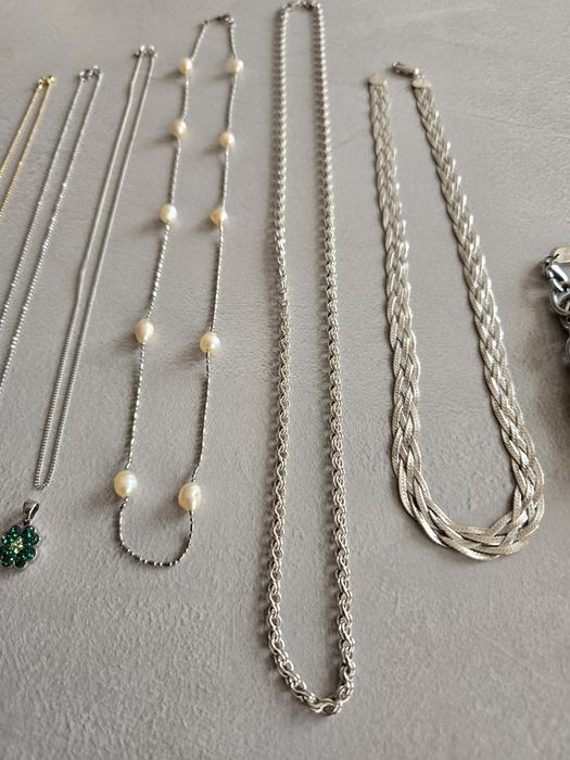 Чокер кольє ланцюжок срібло