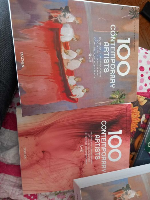 100 Contemporary Artists, Taschen Edição em Pt, Es e It. 2 volumes.