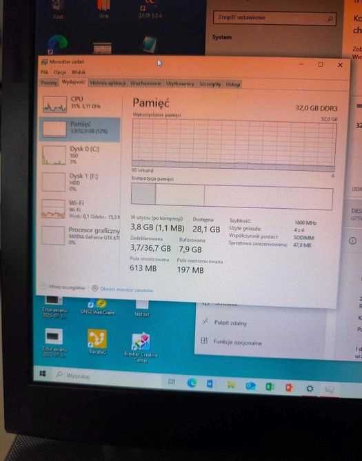ASUS G75VW, i7-3610QM, 32GB RAM, GTX 670M 3GB, SSD 240GB + 1TB BlueRay